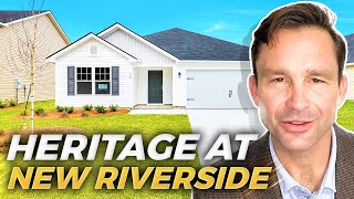 Touring Heritage At New Riverside In Bluffton South Carolina  Bluffton South Carolina Real Estate [upl. by Enirtak]