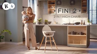 2 in 1 FINI 2 high chair from Kinderkraft [upl. by Anastas771]