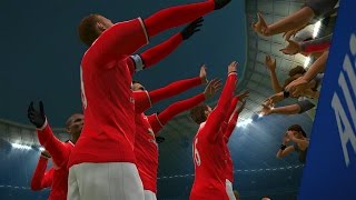 PES 2015 Gameplay  Manchester United vs Burnley HD PC PS4 [upl. by Tommi910]