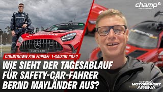 Wie sieht der Tagesablauf für SafetyCarFahrer Bernd Mayländer aus [upl. by Sirej]