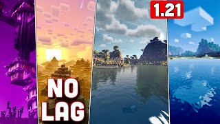 Top 5 Best NO LAG Minecraft Bedrock 121 Ultra Realistic Shaders Android iOS Win 10 [upl. by Rheta]