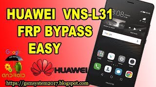 HUAWEI VNS L31 FRP BYPASS EASY [upl. by Aicilec166]