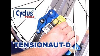 CYCLUS TOOLS® TENSIONAUTD Digitales Messen der Speichenspannung [upl. by Marchese]