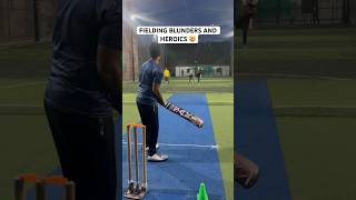 Cricket Fielding Blunders And Heroics Unleashed 🚀 3 fielders netmegged 🏏 cricket shorts [upl. by Znieh736]