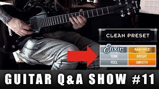 NANOWEB vs POLYWEB  which strings sound better  GUITAR QampA SHOW 11 [upl. by Eked]