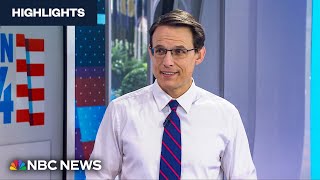 Steve Kornacki breaks down the polls from April to October before the election  NBC News highlights [upl. by Mccormac]