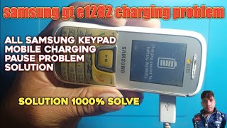 samsung gt e1282t charging paused for battery durability solution [upl. by Hgierb98]