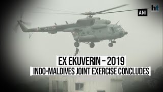 Ex Ekuverin – 2019  IndoMaldives troops participate in Joint Military Exercise [upl. by Drew974]