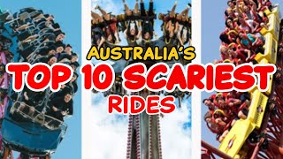 Top 10 SCARIEST rides in Australia  2022 [upl. by Khanna]