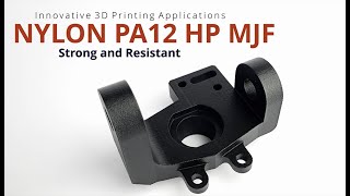 3D printing on PA12 nylon with HP multi jet fusion [upl. by Enelad]