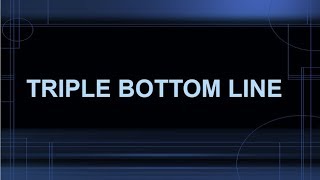 Triple Bottom Line Business Ethics [upl. by Laersi945]