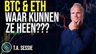 Staat er een CRASH op ons te wachten  Hier kijk ik naar voor BTC en ETH  Koersanalyse [upl. by Khudari222]