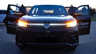 New Volkswagen Tiguan RLine Night Lights Interior  Exterior [upl. by Maillw]