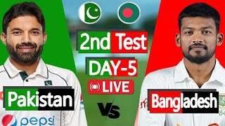 Ban vs Pak live match today  Bangladesh vs Pakistan Live Score  Live Cricket Match Today  2nd Day [upl. by Naomi579]