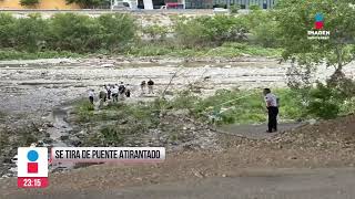 Mujer se tira de puente Atirantado en San Pedro Garza García  Noticias MTY con Claudia Ovalle [upl. by Nagard867]