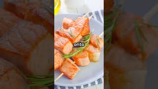 Quick amp Easy Salmon Skewers [upl. by Lahtnero]