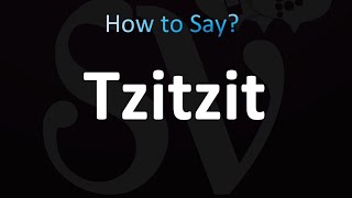 How to Pronounce Tzitzit correctly [upl. by Modeerf]