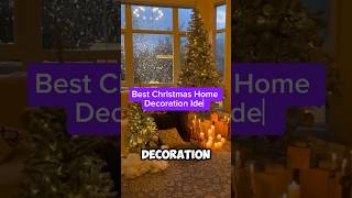 Home Decoration Idea For Christmas 🎁 homedecor christmasdecor diy chritmastree christmas home [upl. by Gnouhk]