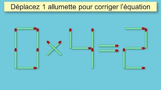 énigmes dallumettes 345 [upl. by Berry]