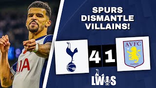 Spurs DISMANTLE Villains Tottenham 41 Aston Villa • Premier League • PostMatch Analysis Podcast [upl. by Arika]