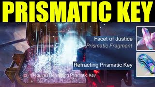 How to get quotRefracting Prismatic Keyquot Destiny 2 Location  How to get fast of justice final shape [upl. by Ronile]