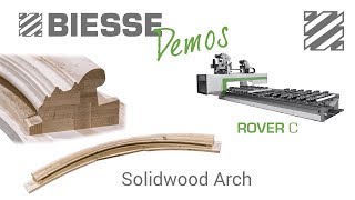 Biesse Rover C  Solidwood Arch [upl. by Lemuel89]