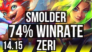 SMOLDER amp Lulu vs ZERI amp LeBlanc ADC  74 winrate Godlike  VN Master  1415 [upl. by Mandy]