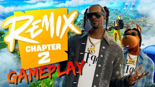 Fortnite Chapter 2 REMIX GAMEPLAY Snoop Dogg Boss with Mythic Drum [upl. by Pratte]