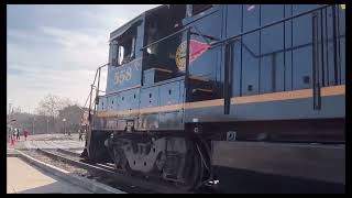 Chasing WMSR 1309 Winter Steam in the Allegheny mountains [upl. by Nirrep]