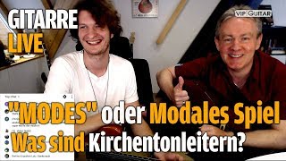 Gitarre  quotModesquot oder Modales Spiel  Klangfarben und die Wichtigkeit der Durtonleiter [upl. by Acie]