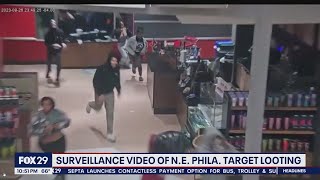 New looting surveillance video released by Philly police [upl. by Thomasa302]