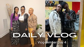 VLOG•VEMBER DAY 4 • Hanging with my moms Drove to Philly youtube dayinthelife vlogvember [upl. by Aufa795]