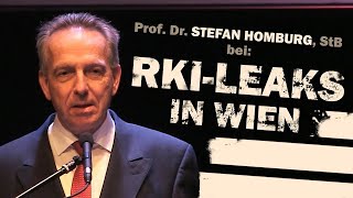 Prof Dr Stefan Homburg  quotHighlights aus dem RKILeakquot Vortrag [upl. by Inerney493]