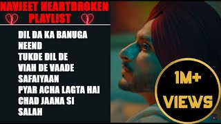 Navjeet Hit Playlist  Sad Punjabi Songs  Heartbroken Songs Jukebox  Guru Geet Tracks [upl. by Ojaras]