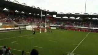 Perpignan USAP v Stade Français  Top 14 Rugby à Stade Gi [upl. by Meekahs]