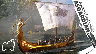 Assassins Creed Valhalla ASGARDIAN Longship How to Unlock the Complete Set Gameplay Showcase [upl. by Anselmi]