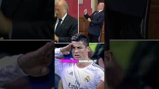 FIFA President Disrespects Ronaldo… His Savage Response Will Shock You 😱🐐 shorts ronaldo goat [upl. by Healy]