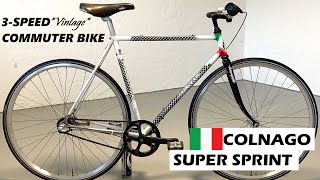 Colnago Super Sprint vintage bike 1988 [upl. by Arenat424]