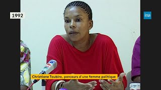 Christiane Taubira parcours d’une femme politique  Franceinfo INA [upl. by Olathe]