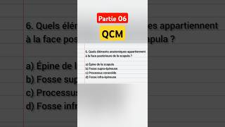 QCM  Anatomie 6 [upl. by Fu]