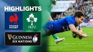 France v Ireland  Match Highlights  2022 Guinness Six Nations [upl. by Hgielanna]