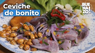 Receta de ceviche de bonito  Buenazo [upl. by Milks621]