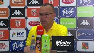 Rueda de prensa de Bucaramanga tras su partido Envigado [upl. by Kinna221]