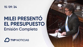 El Presidente presentó el proyecto del Presupuesto 2025 en el Congreso [upl. by Sylera]