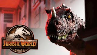 Ceratosaurus attacks the Campers Jurassic World Camp Cretaceous Season 4 Clip [upl. by Travax287]