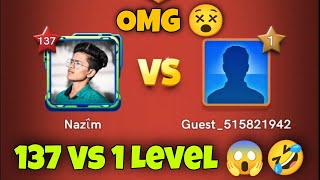 1 Level VS 138 Level 😱 Carrom pool  Carrom Pool GamePlay  Gaming Nazim  Carrom Pool Trick Shot [upl. by Colyer22]