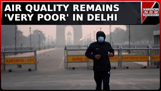 Delhi Pollution Today Air Quality Remains Very Poor For 8th Straight Day  English News [upl. by Ahsikam535]