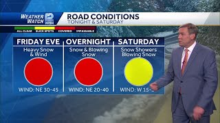 SE Wisconsin BlizzardLike Storm Timing road conditions and snowfall totals [upl. by Rourke]