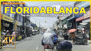 FLORIDABLANCA Pampanga Road Trip No 6  One of Pampangas Major Producer of Rice  4K Driving Tour [upl. by Rutherfurd]