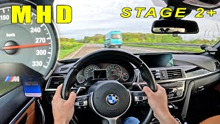 BMW 440i F33 Convertible MHD Stage 2  100200 SOUND amp AUTOBAHN POV [upl. by Patrich545]